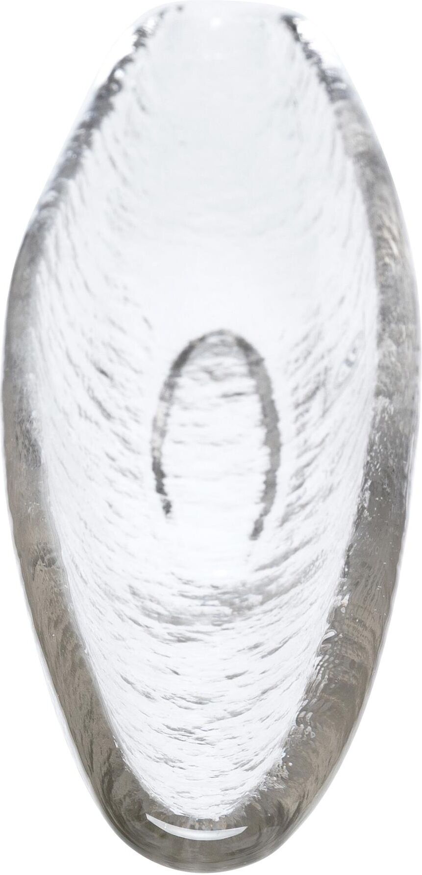 Schale GLASI HERGISWIL "Glasi Hergiswil Dekoschale Gondola", transparent, B:38cm T:7,5cm, Glas, Schüsseln, Schale transparent B/H/L: 38cm