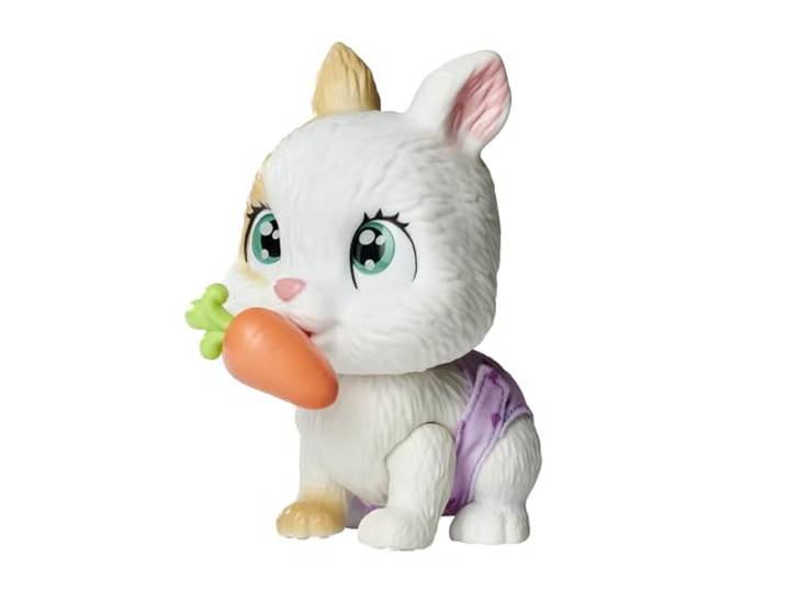 Simba 105953052 – Pamper Petz Hase, mit Trink- und Nässfunktion, Spielzeughase für Kinder ab 3 Jahren, Häschen zum Spielen, mit Überraschung und magischer Pfote