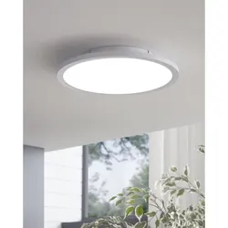 EGLO LED DECKENLEUCHTE ALU KUNSTSTOFF WEISS DM300 DIMMBAR