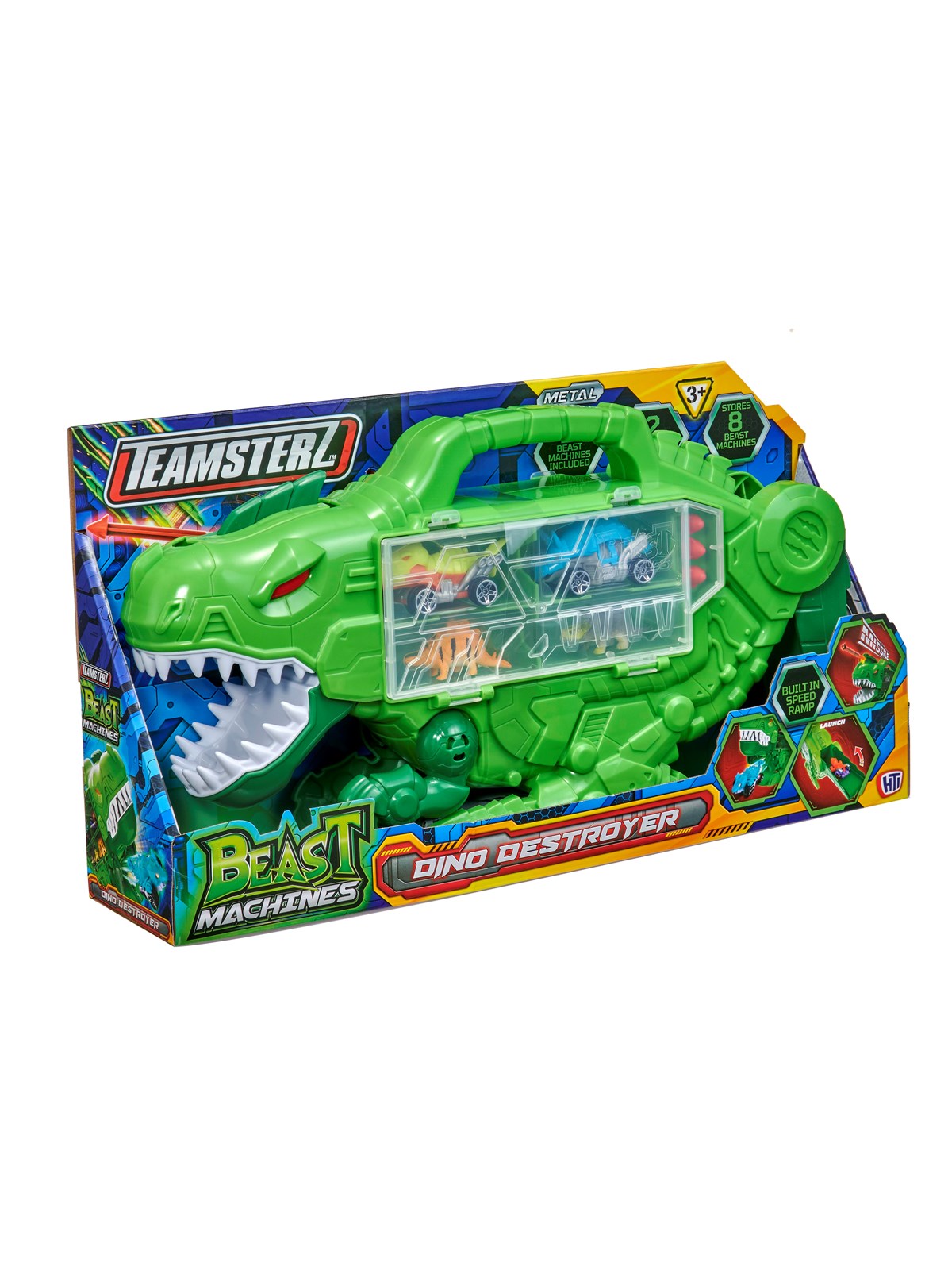 Teamsterz Beast Machines Dino Destroyer mit 4 pie