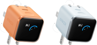 Bundle kit: Anker Nano Charger (45W, Smart Display, 180Â° Foldable)ï½œ2-Pack