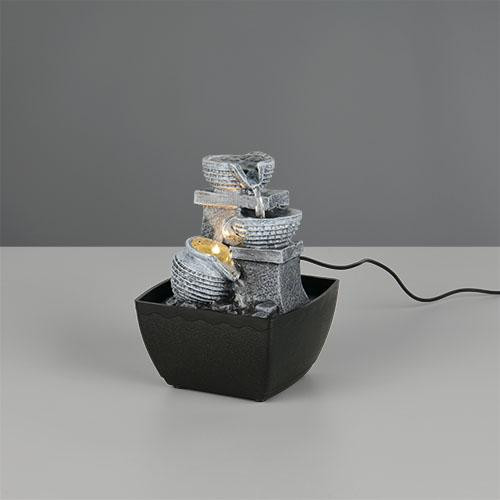 TRIO Luma design tafellamp met USB-poort