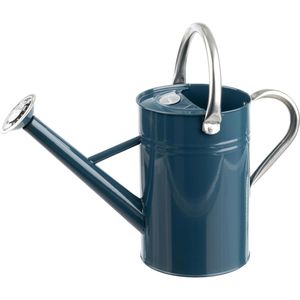 Kent&Stowe Gießkanne 735920, blau, Stahl, mit Brausekopf, 4,5 Liter