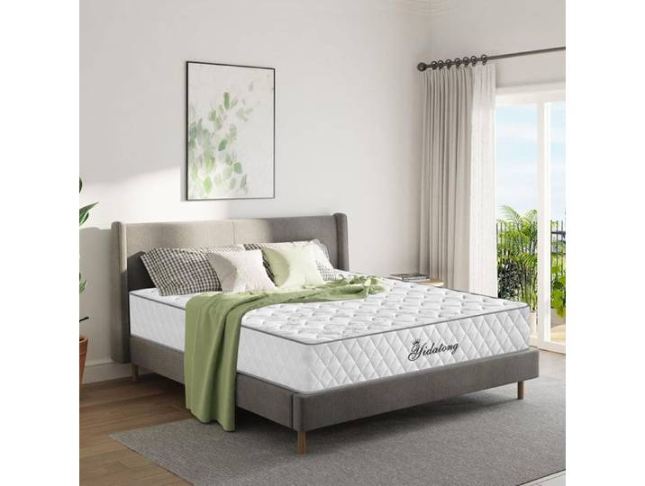 Matelas 140x190 cm - Hybride 28 cm - Mousse Mémoire - Ressorts Ensachés - Housse Respirante - Sommeil Frais