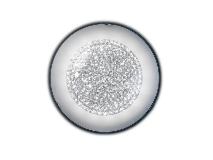 LED-DECKENLEUCHTE Brill Klar Chromfarben L: 40cm