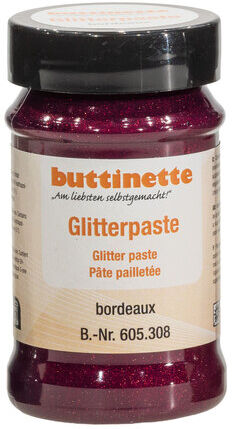 buttinette Glitterpaste in verschiedenen Farbtönen, 100 ml