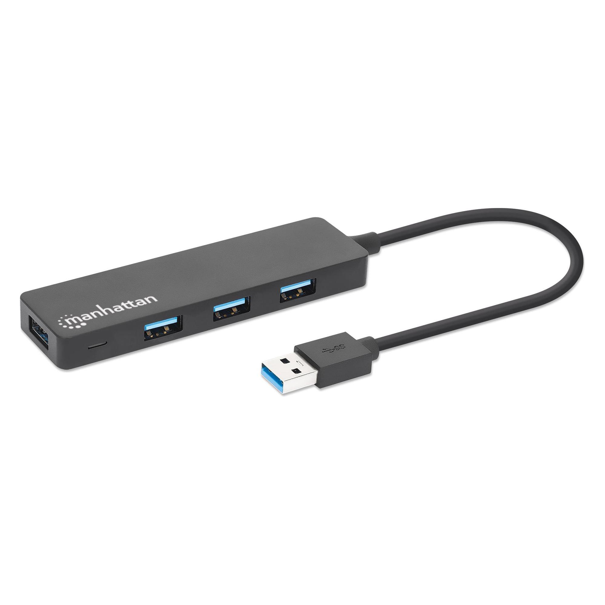 Manhattan USB 3.0 (USB-A, 4 Ports) (164900)