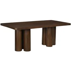 DAHEIM Esstisch Rondura 200 x 100 cm Holz Braun