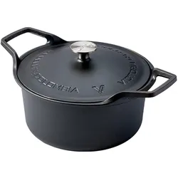 Dutch Oven Induktion Gusseisen Eingebrannte 30cm Topf Brot Backen 5,7L PTFE Frei, Victoria, 34733 Signature Classic