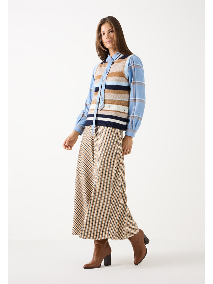 More & More Pullunder in Camel/ Schwarz/ Hellblau - 34