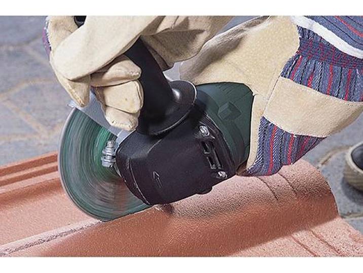 wolfcraft - Doorslijpschijf voor steen\, haaks gebogen - 1623300