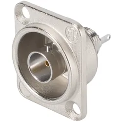 NEUTRIK® BNC HD-SDI Löttechnik-Einbaubuchse, Type D, nickelfarben