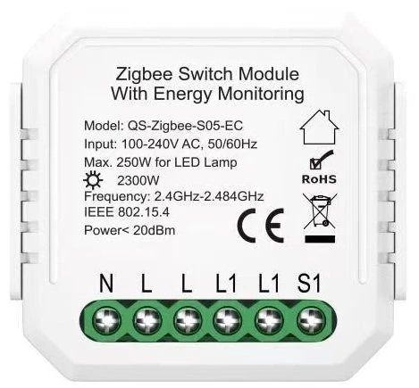 Immax NEO Smart Controller mit Leistungsmessung V6 1-Knopf Zigbee 3.0