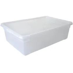 Rotho Aufbewahrungsbox  CLEAR , transparent/klar , Kunststoff , Maße (cm): B: 37,5 H: 16