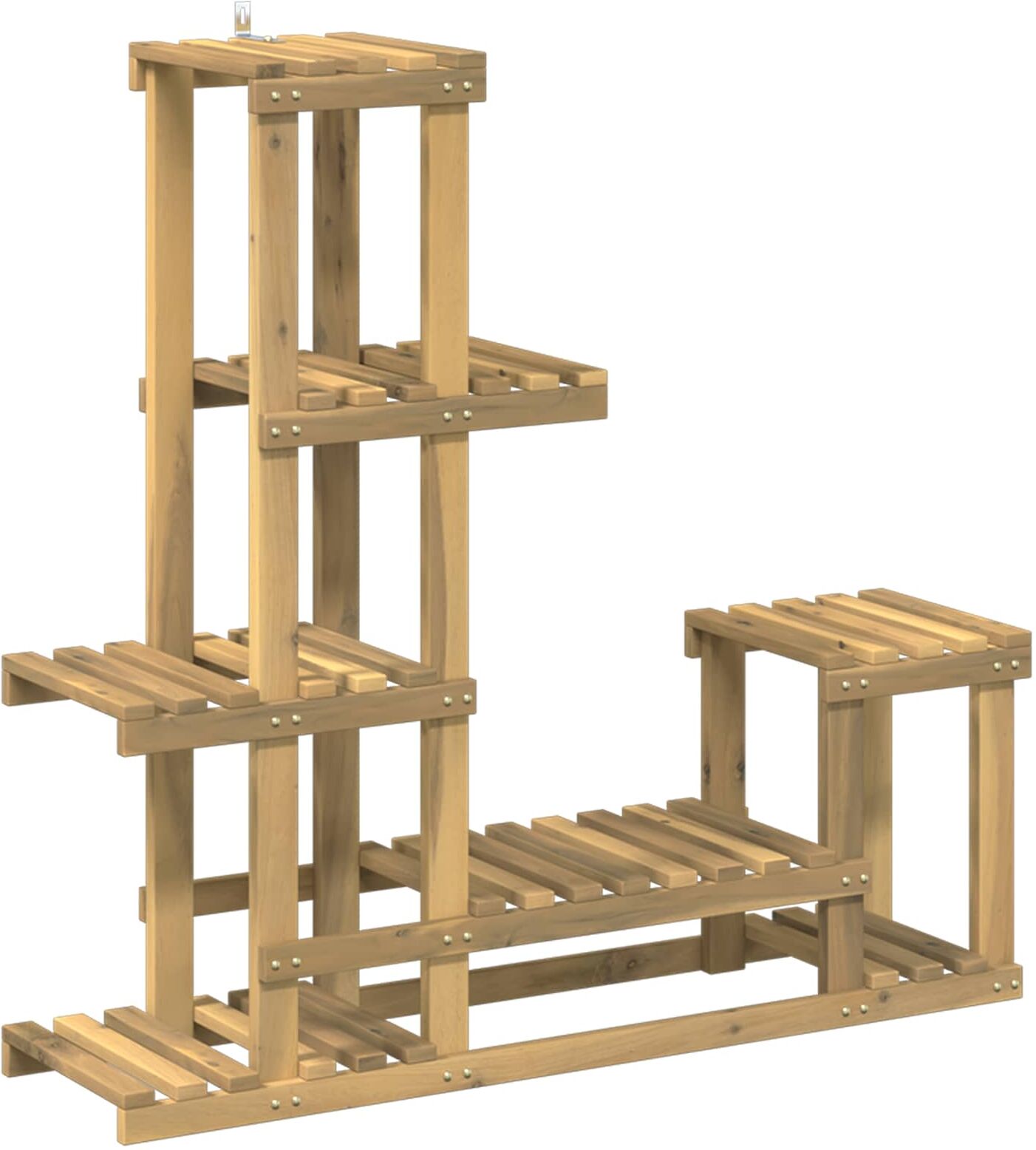 vidaXL Support de Plante Blanchi 93,5 x 25 x 91,5 cm