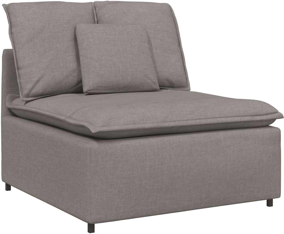 vidaXL Canapé modulable avec coussins taupe