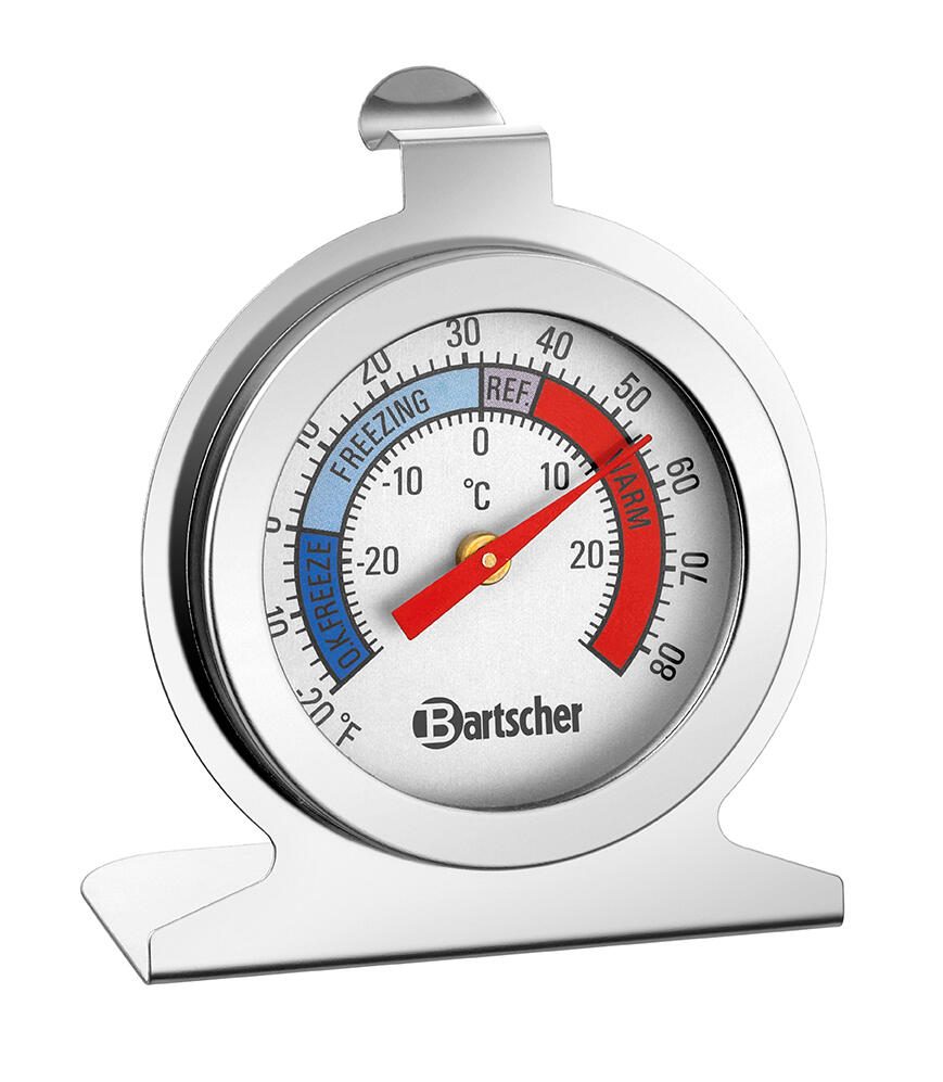 Bartscher Gefrier- & Kühlschrankthermometer A300, silber 292048