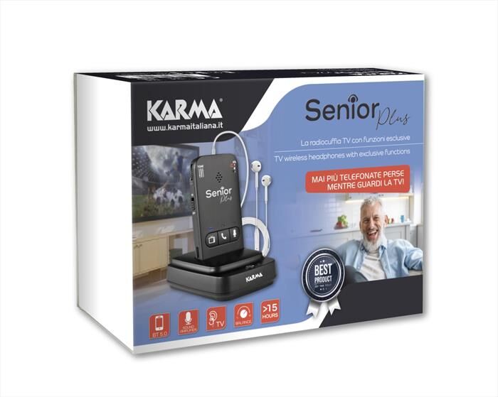 KARMA Auricolari Senior Plus-nero
