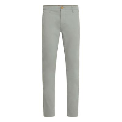 Chinohose BLEND "Chinohose BHNatan", Herren, Gr. 33/30, Länge 30, grau (monument), Obermaterial: 98% Baumwolle CO. 2% Elasthan EL., normal, Hosen Chinohose