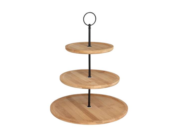 Etagere Bambus 3-stöckig