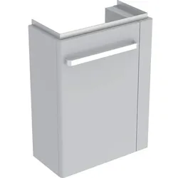 Geberit Renova Compact Unterschrank für Handwaschbecken, Handtuchhalter rechts, 44,8x60,4x25,2cm, hellgrau, 862051000