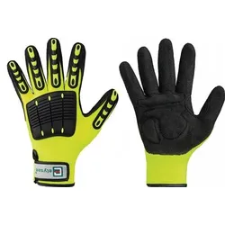 ELYSEE 1 Paar Handschuhe Resistant leuchtend gelb / schwarz Gr. 9 - 0881-09H