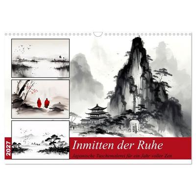 Inmitten der Ruhe (Wandkalender 2027 DIN A3 quer), CALVENDO Monatskalender