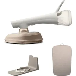 PHILIPS OneTurn GC213/10 - 45g/Min Dauerdampf, 200ml Wasserbehälter mit StyleMat & Dock, 2-in-1 Bügeleisen Steamer (1800 Watt, SteamGlide Plus)