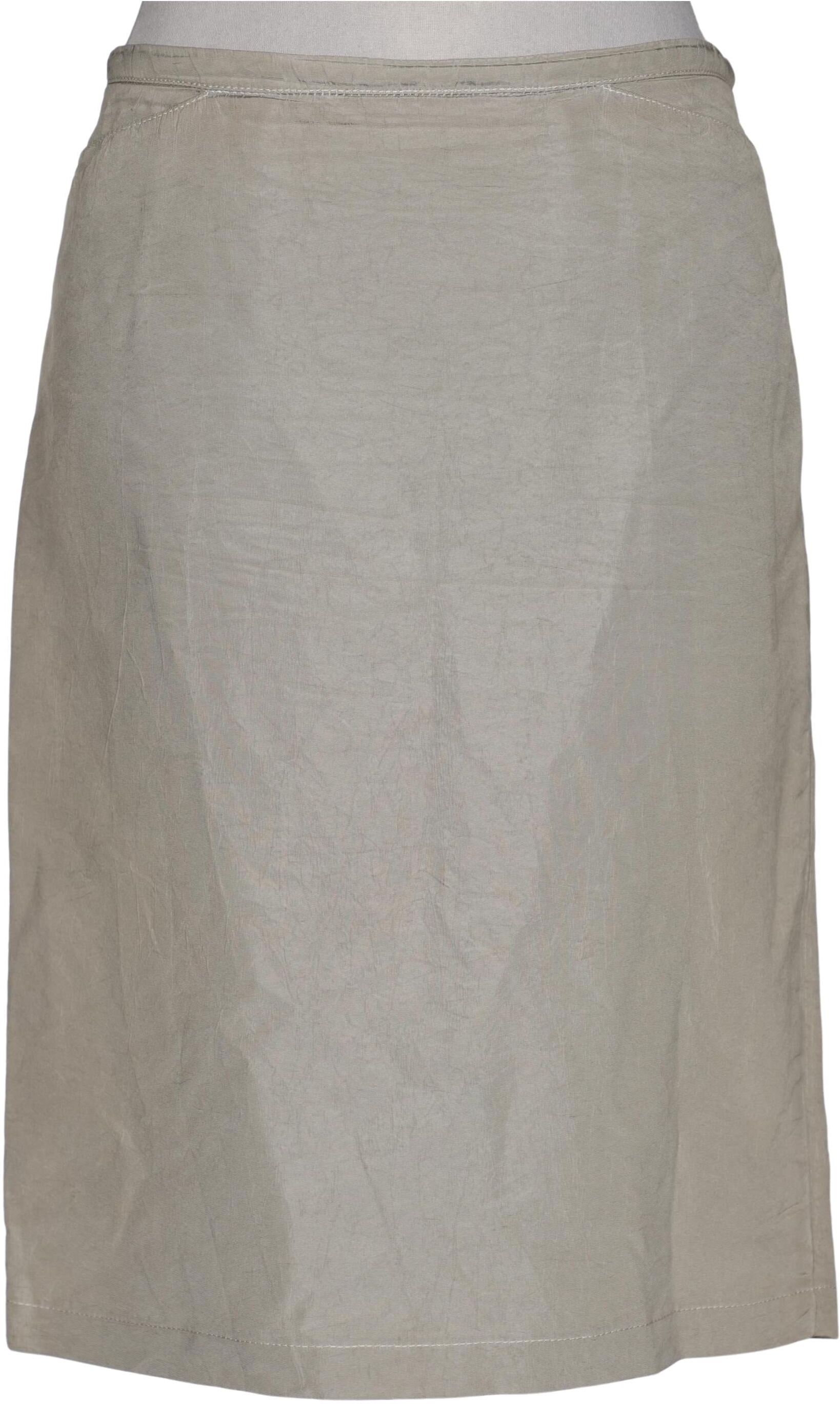Prada Damen Rock, Beige, Gr. EU 42, Seide - Second Hand