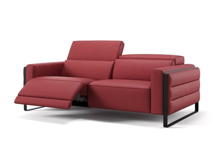 Ledersofa DELTONA 3Sitzer Relax Couch Designer sofa