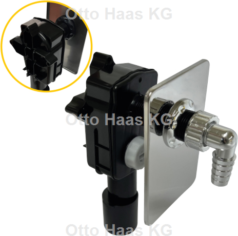 HAAS Oha Unterputz-Geräte-Siphon 2074 DN 40/50, für Waschmaschine und Geschirrspüler, ohne Montageplatte