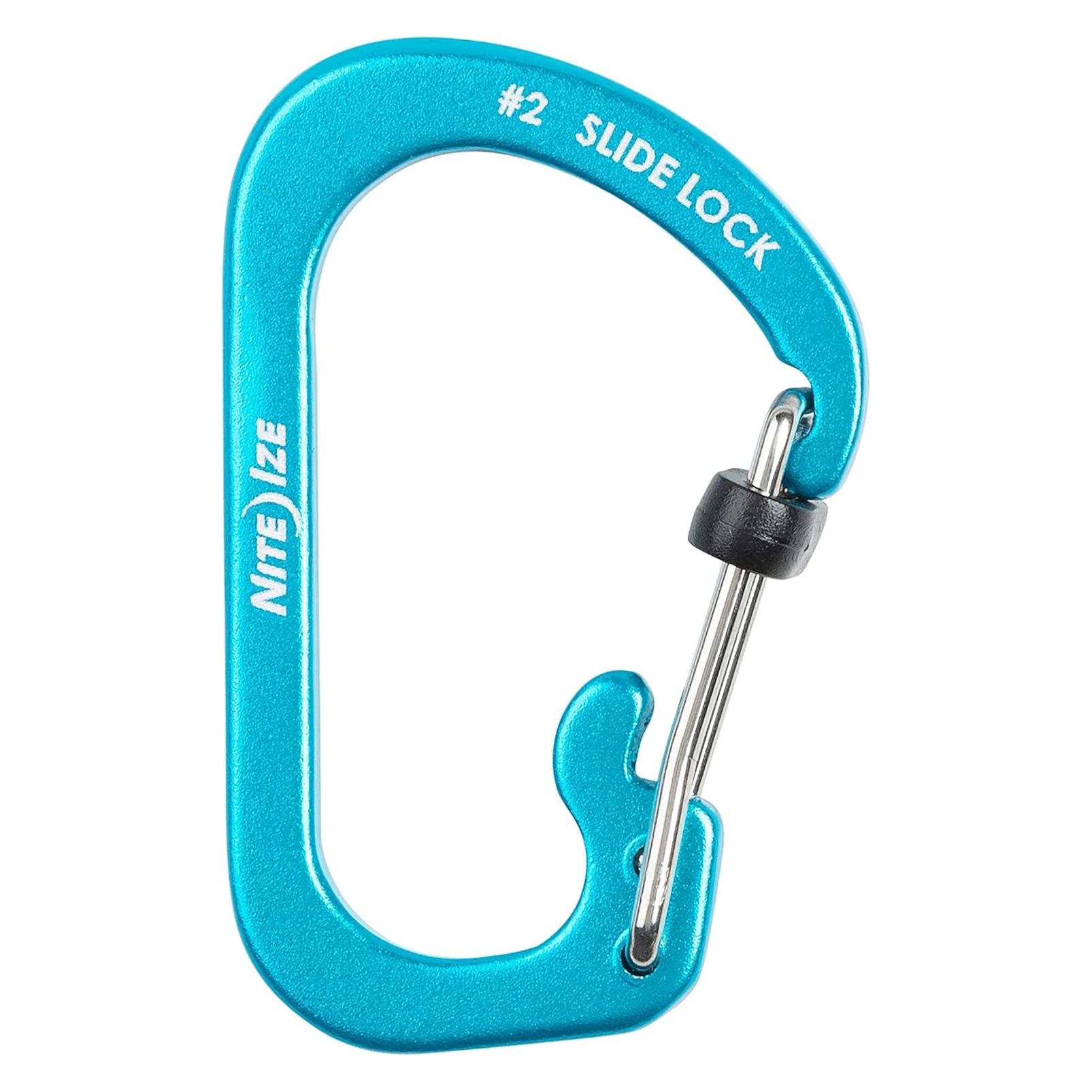 Nite Ize SlideLock Carabiner Aluminum #3 (CSLA3-03-R6)