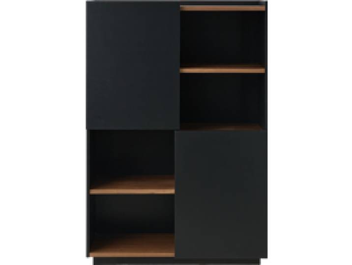 Buffet haut bois clair et blanc Nina