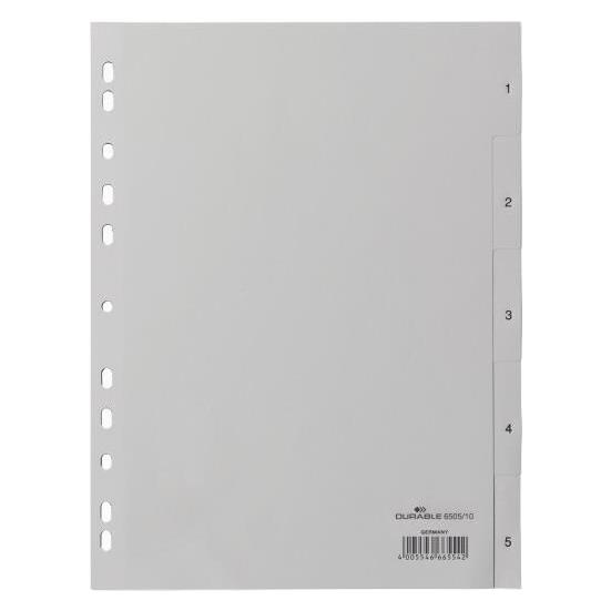 Durable Register A4 1-5 (650510)