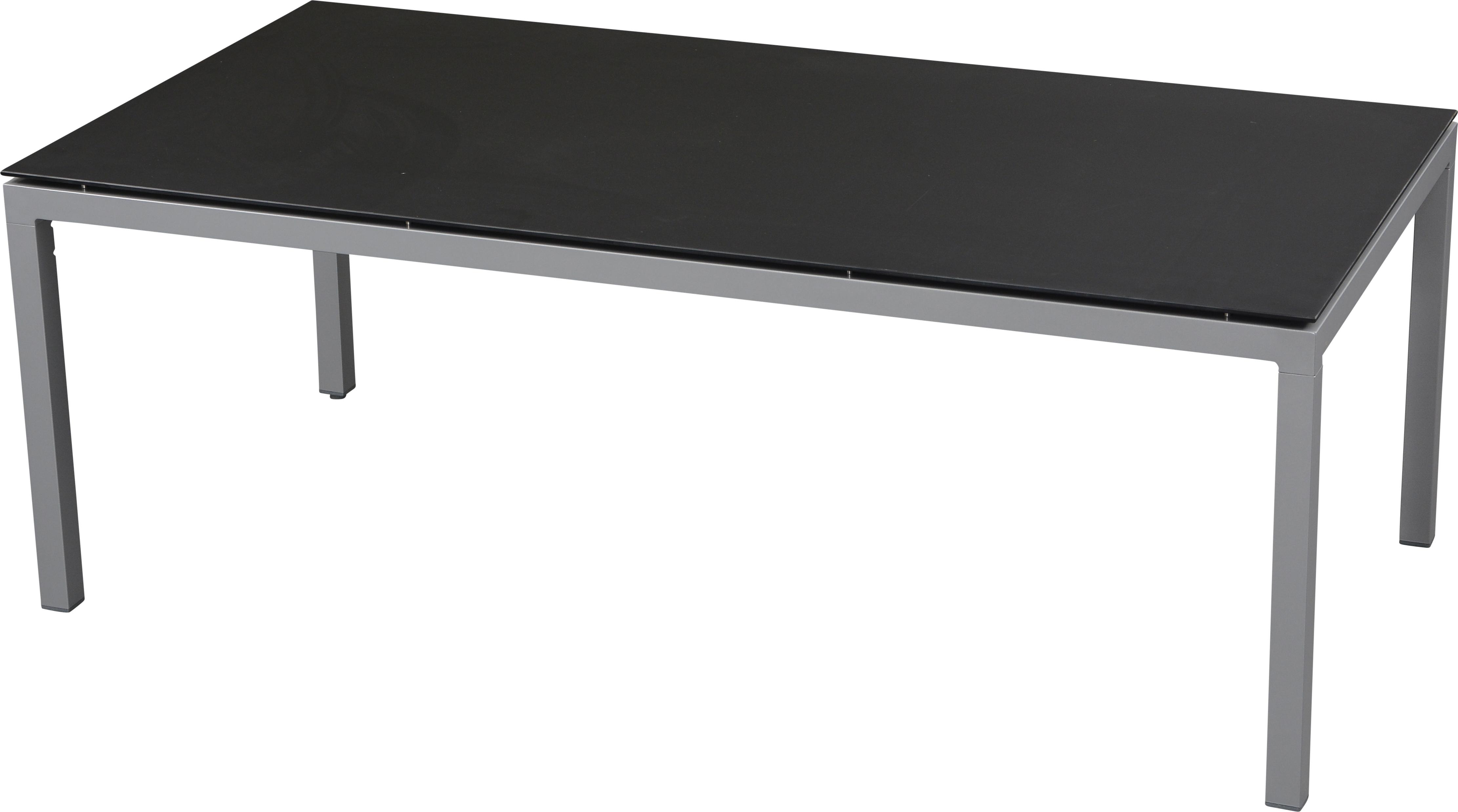 Inko Gartentisch Aluminium anthrazit 200x100 cm Terrassentisch Tischplatte nach Wahl