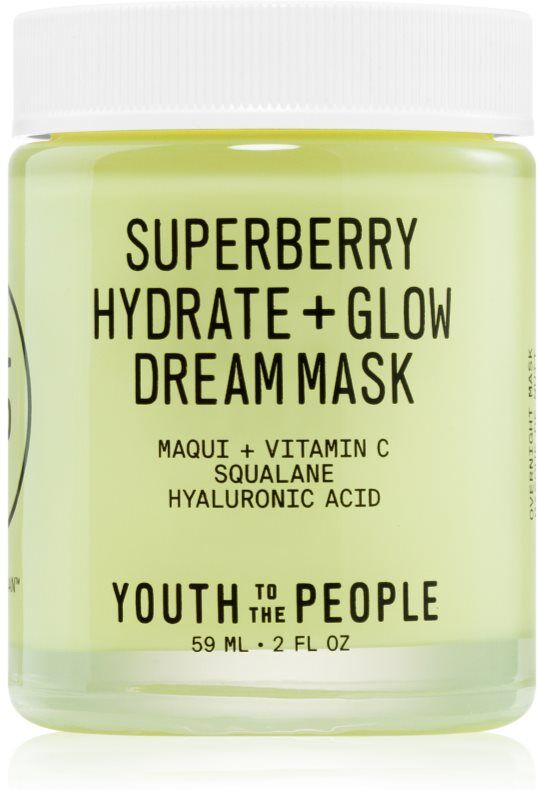 Youth To The People Superberry Hydrate + Glow Dream Mask Maske für hydratisierte und strahlende Haut 59 ml