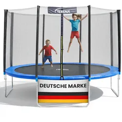 Terena Trampolin ø 366 cm mit Sicherheitsnetz | bis 150kg