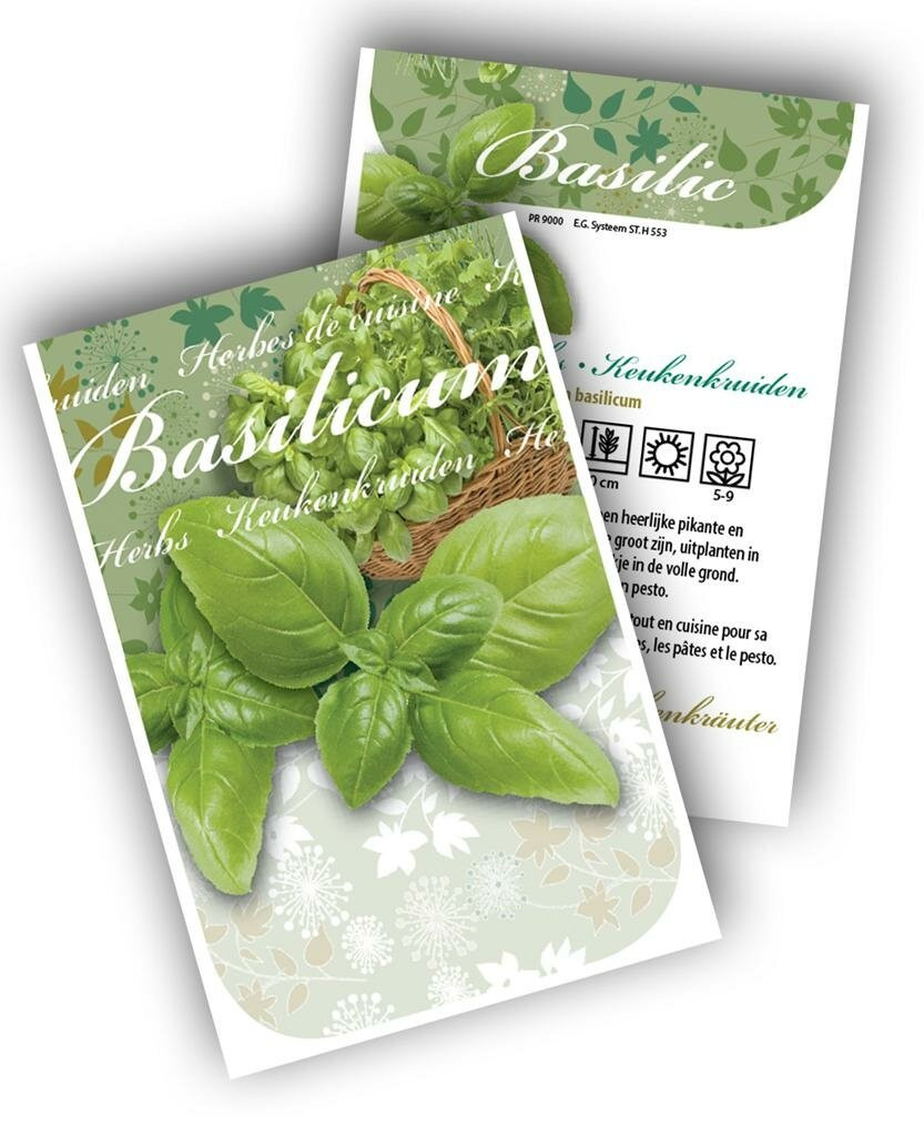 Sluis Garden Cadeau Premium Basilicum 100 zakjes