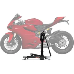 Zentralständer EVOLIFT® für Ducati 1199 Panigale 12-14 Black Ops Edition (Grundfarbe: Schwarz) 2-Pin-Lösung