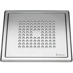 Smedbo OUTLINE - Ablaufsieb in Edelstahl poliert, muster: Quadratisch FK502