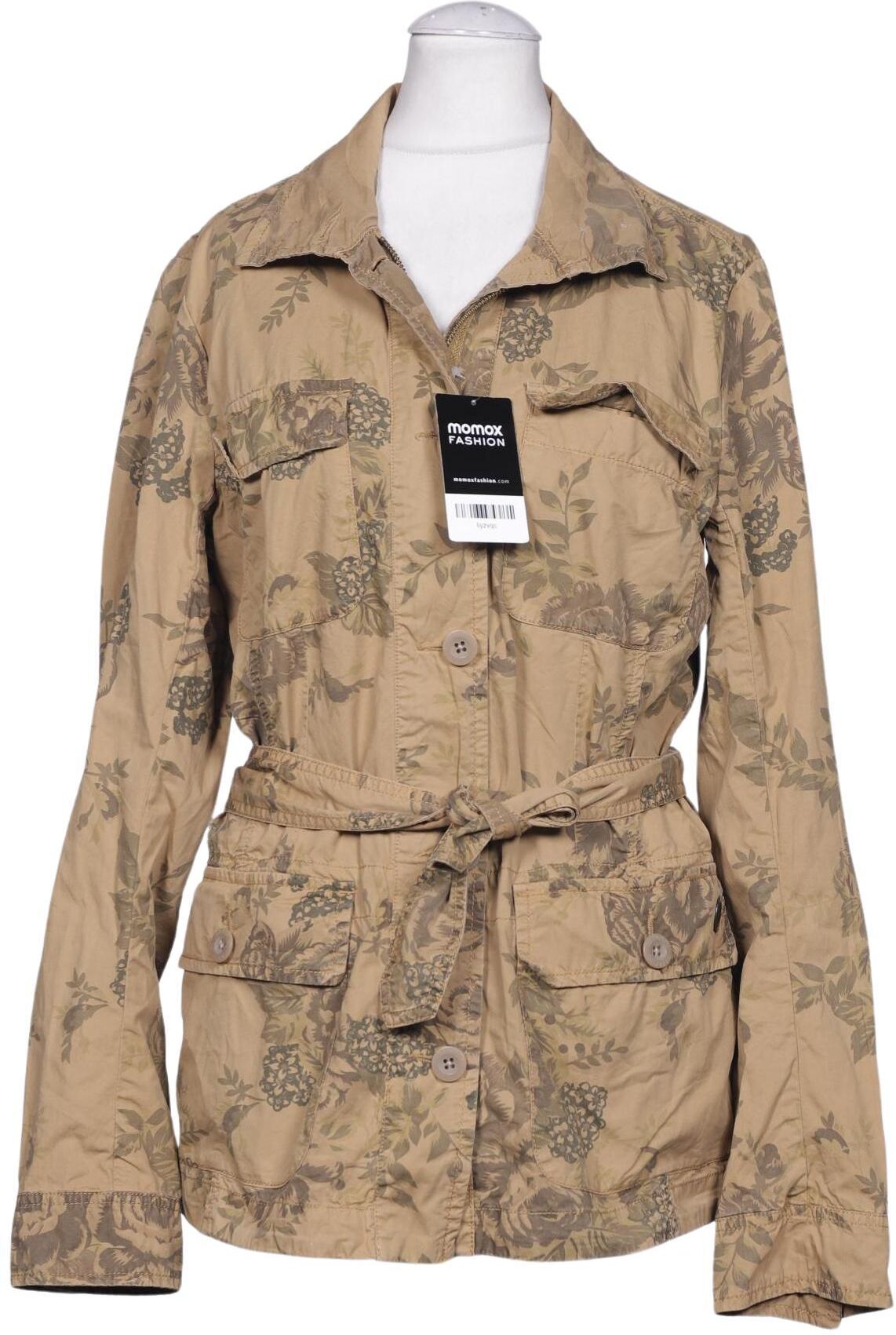 Napapijri Damen Jacke, Beige, Gr. S, Baumwolle - Second Hand