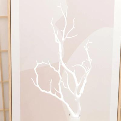 Inspired Living Golden Antler Headband Branch Picks For DIY Costumes And Christmas Party Decor 1pc white