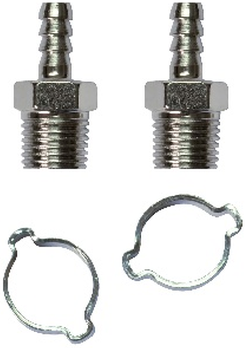 Raccordo Stanley 6x11mm 1/4 (Maschio) 2 Pezzi
