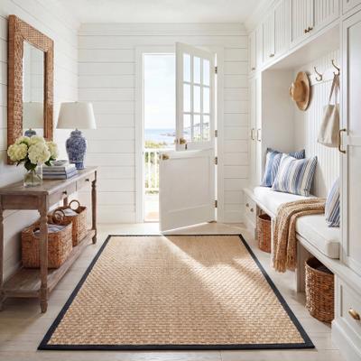 SAFAVIEH Natural Fiber Marina Basketweave Seagrass Rug
