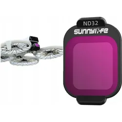 Sunnylife Filtr Pełny Szary Nd32 Ndx32 Do Drona Dron Dji Flip Etui Na Filtr / Fi962-32 (Drohnen Filter), Drohne Zubehör, Grau