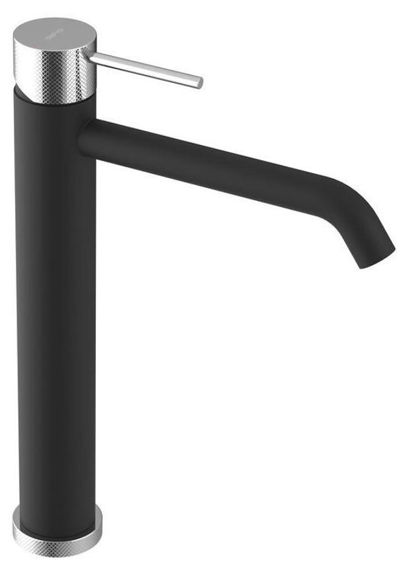 ULTRASAN Waschtischarmatur, Schwarz matt/chrom