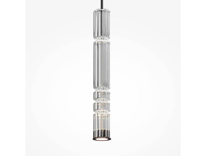Suspension LED Ordo - Type B 8 x 384 x 8cm Transparent/Translucide Métal mixte LED Module LED