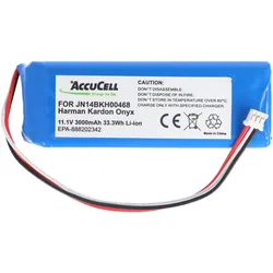 XCell Akku passend für Harman Kardon Onyx Akkutyp JN14BKH00468, CP-HK02, PR-633496, 2500mAh, Audio Zubehör, Blau