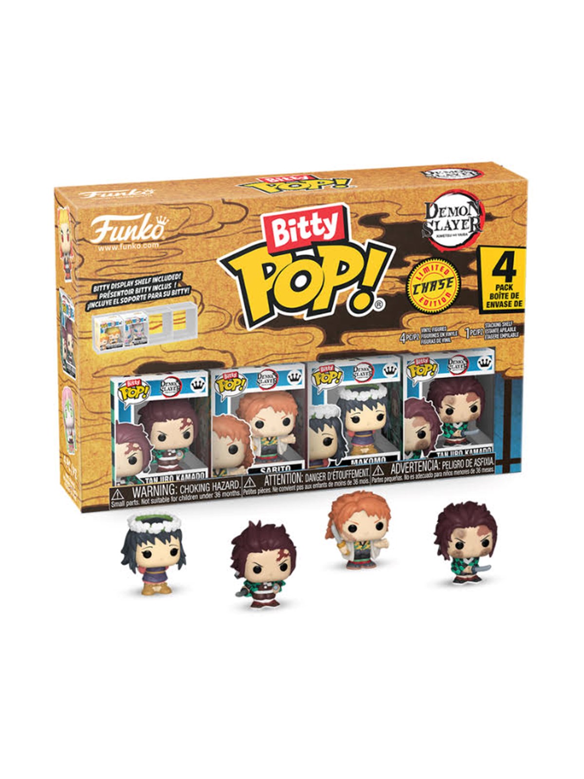 Funko! - Funko Bitty POP 4PK Demon Slayer Tanjiro