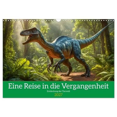 Eine Reise in die Vergangenheit - Entdeckung der Tierwelt (Wandkalender 2027 DIN A3 quer), CALVENDO Monatskalender